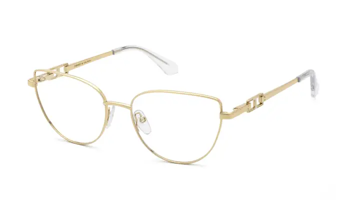 Twinset Donna VTW134 300 Montature da vista Metallo Oro Farfalla