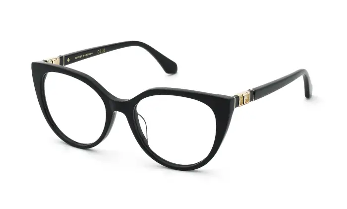 Twinset Donna VTW136 700 Montature da vista Acetato Nero Farfalla