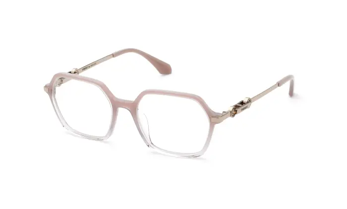 Twinset Donna VTW137 0C19 Montature da vista Acetato Rosa Geometrica