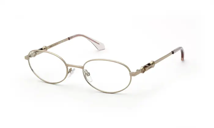 Twinset Donna VTW138 0A32 Montature da vista Metallo Marrone Geometrica