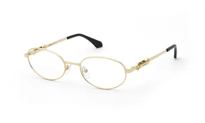 Twinset Donna VTW138 300 Montature da vista Metallo Oro Geometrica