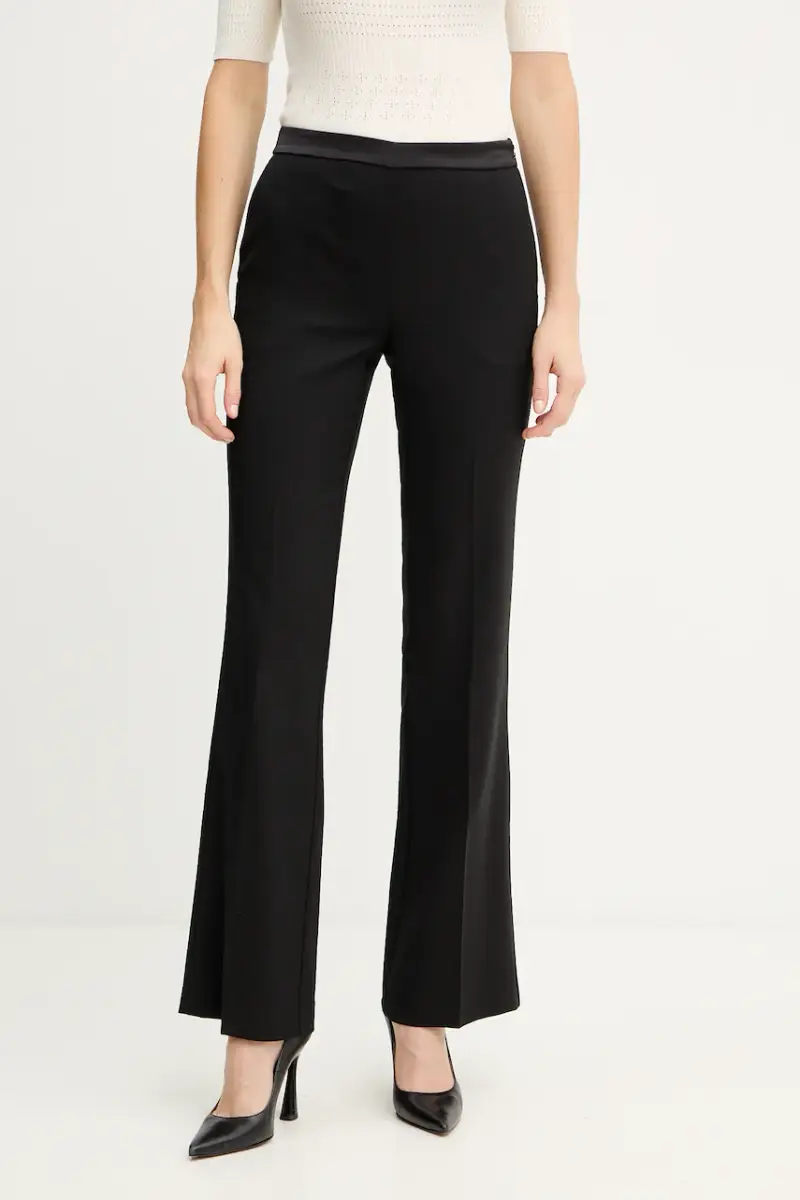 Twinset pantaloni con lana Nero