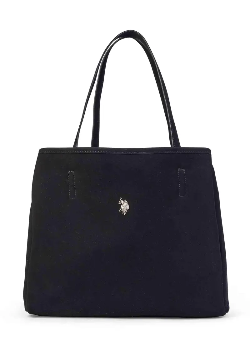 U S Polo Assn Borsa donna tote a spalla in teddy nero Sussex Shopping Donna BIUZB6244WZ C005
