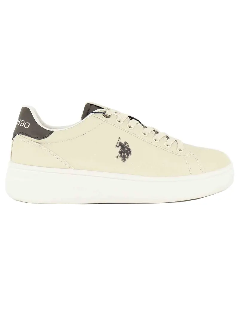 U S Polo Assn Sneakers in tessuto beige Uomo CODY010A LBE-DBR03