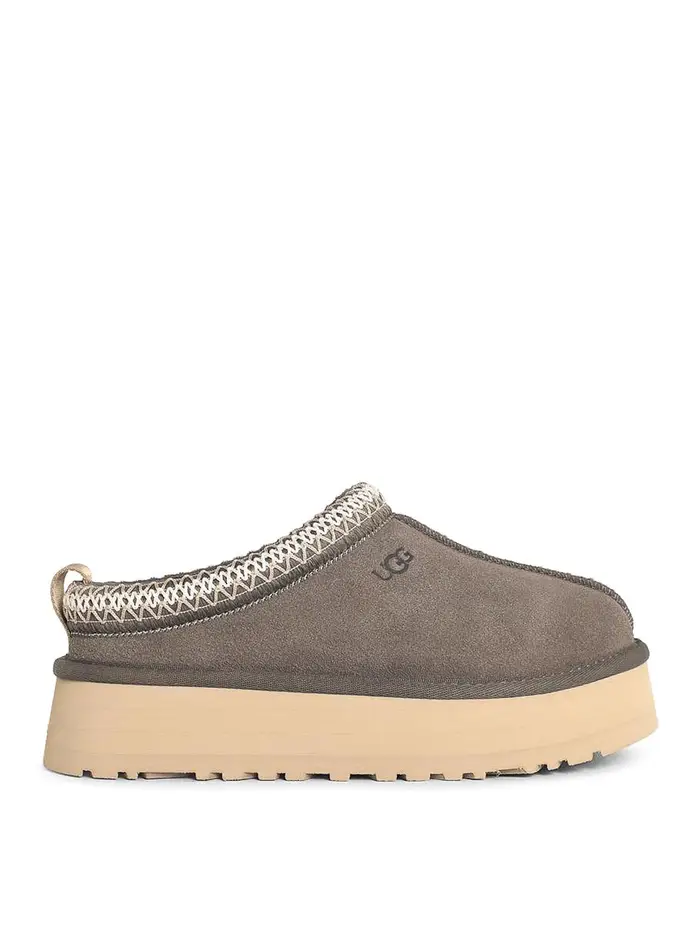 Ugg Pantofole in pelle scamosciata grigia Tazz Ii Grigio