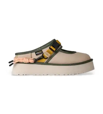 per donna 1180111 Scarpe in pelle Bea Mary Jane Wildwood Sandcastle (39), Beige, Basso, Fibbia, Casual, Nylon riciclato