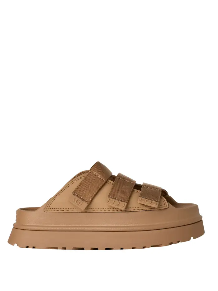 sandalo basso ugg goldenglow slide da donna - beige