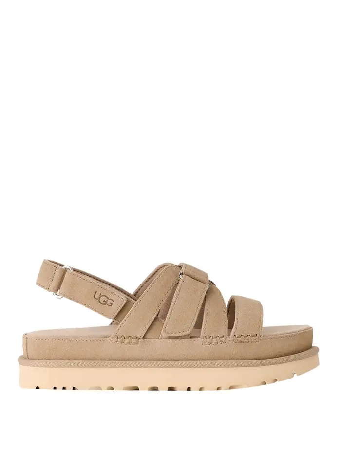 sandalo basso ugg goldenstar gleam da donna - avorio