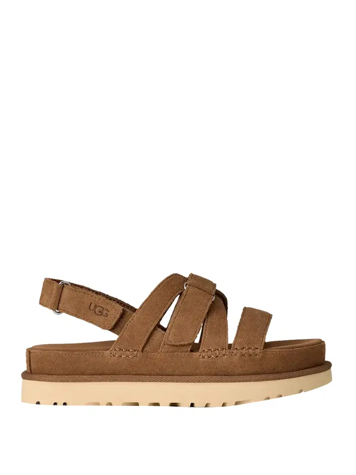 sandalo basso ugg goldenstar gleam da donna - marrone