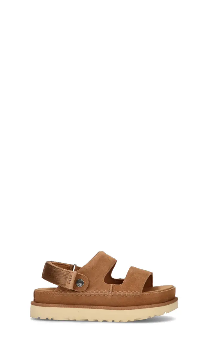 UGG W GOLDENSTAR GLIDE Sandalo donna chestnut in suede Vario