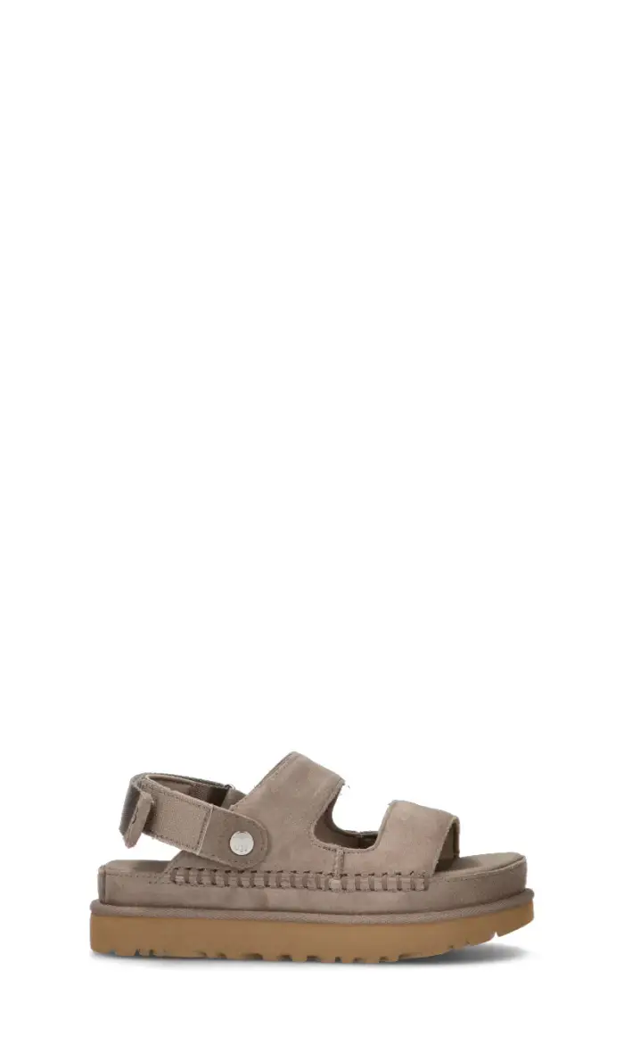 UGG W GOLDENSTAR GLIDE Sandalo donna grigio in suede Vario