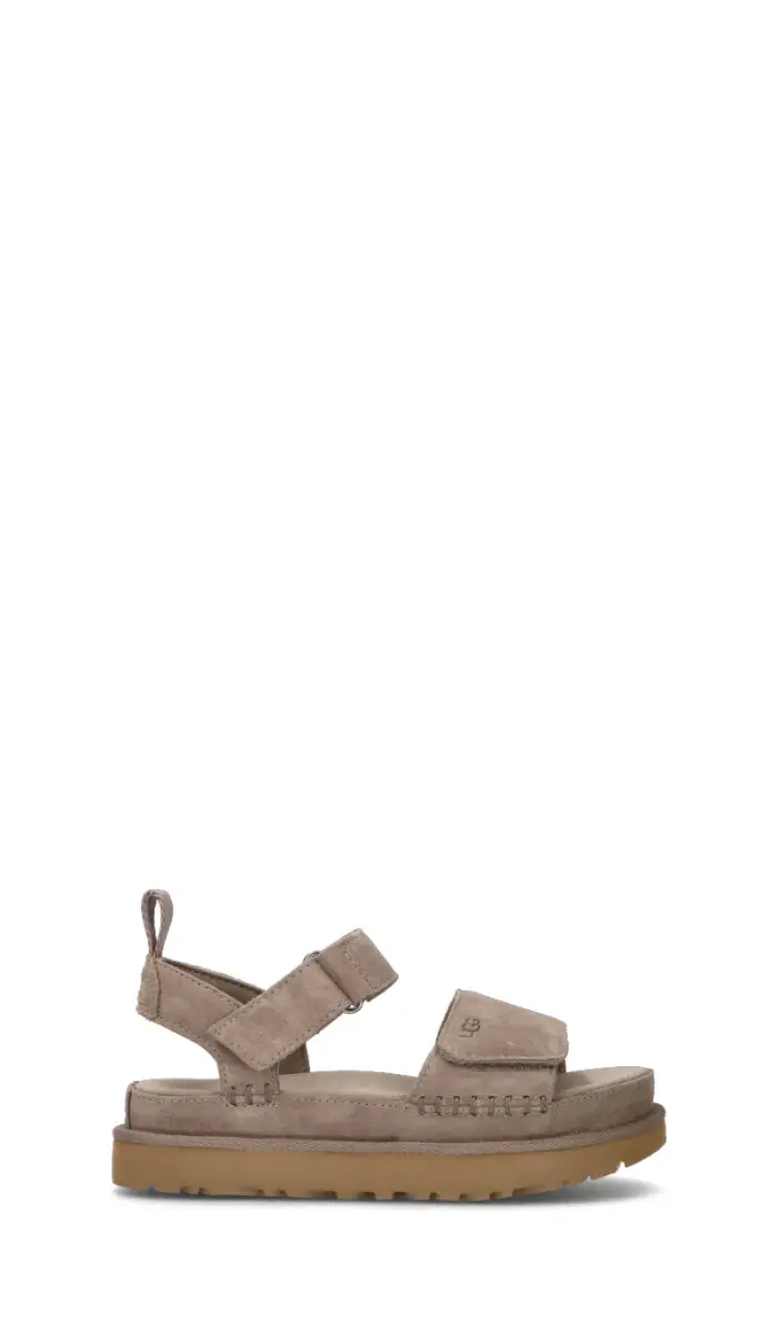UGG W GOLDENSTAR Sandalo donna grigio in suede Vario