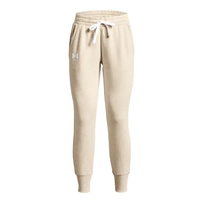 Pantaloni da jogging donna Under Armour Rival Fleece Blanc
