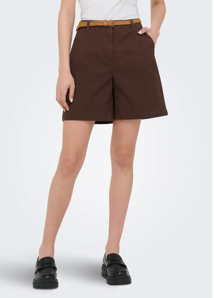 Bermuda Regular Fit, Unisex, Marrone testa di moro