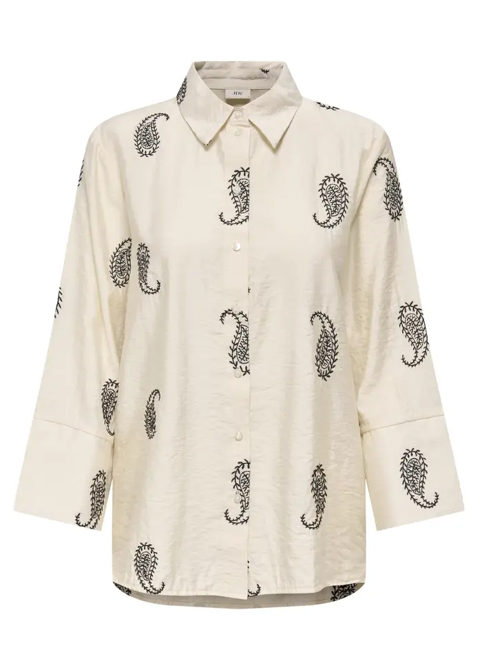 Camicia Regular Fit, Unisex, Ecrù Ecrù