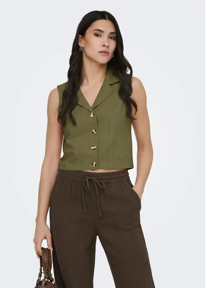 Gilet Formale, Unisex, Verde