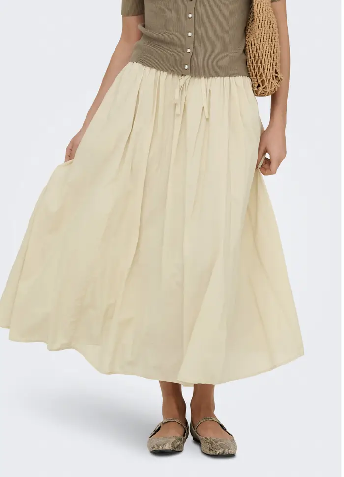 Gonna Lunga, Unisex, Beige