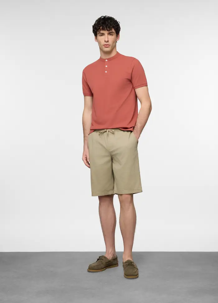 UPIM HB Bermuda Chino In Twill Di Cotone Uomo, Beige scuro