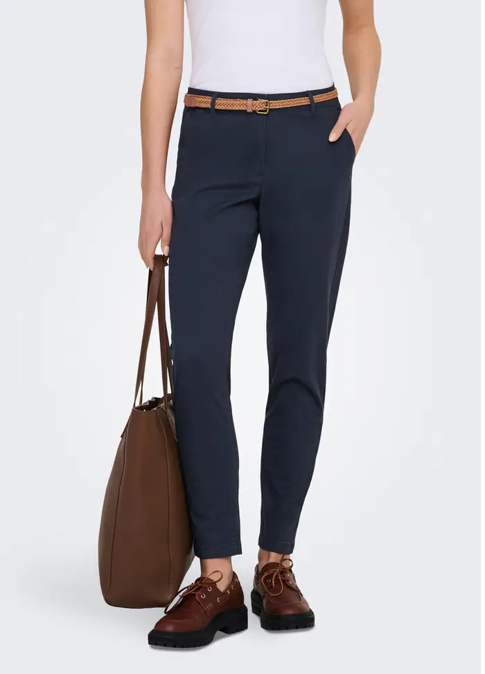 Pantaloni Regular Fit, Unisex, Blu scuro