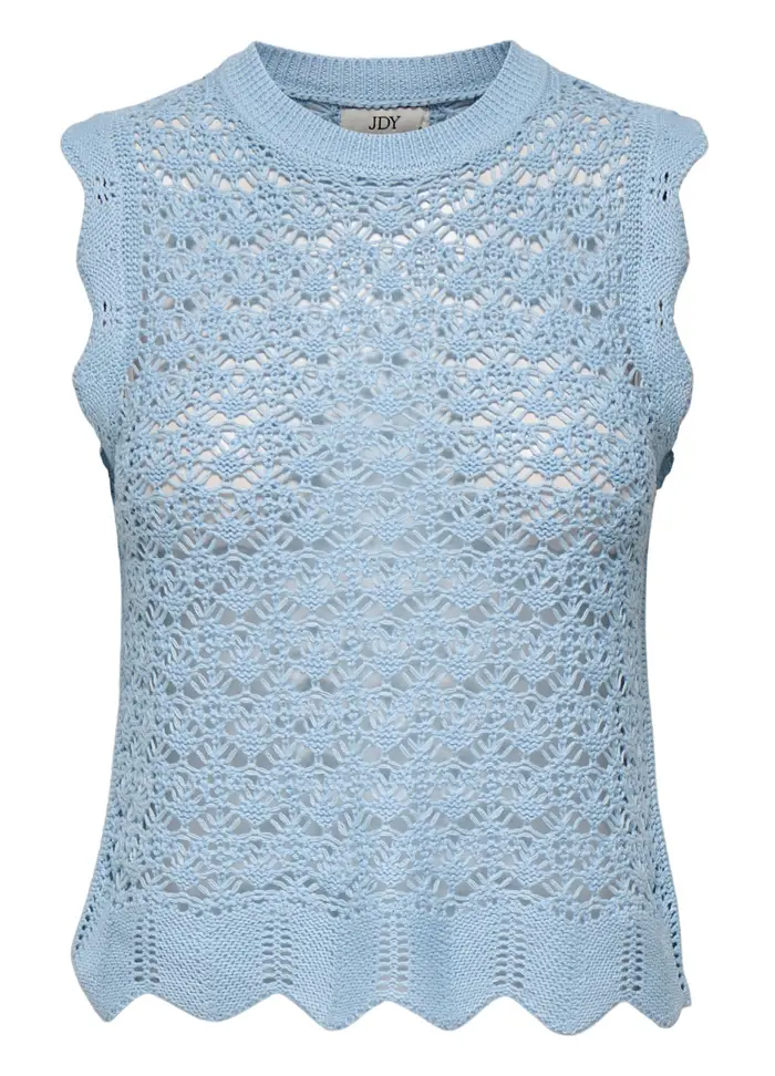 Top In Maglia, Unisex, Azzurro