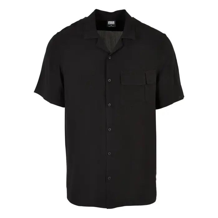 Camicia a maniche corte da uomo Urban Classics Noir