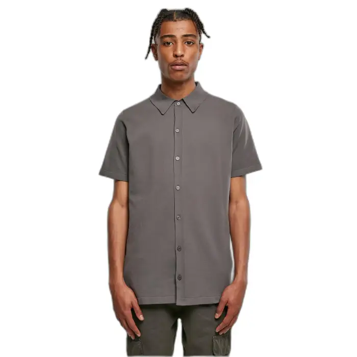 Camicia da uomo Urban Classics GT Gris
