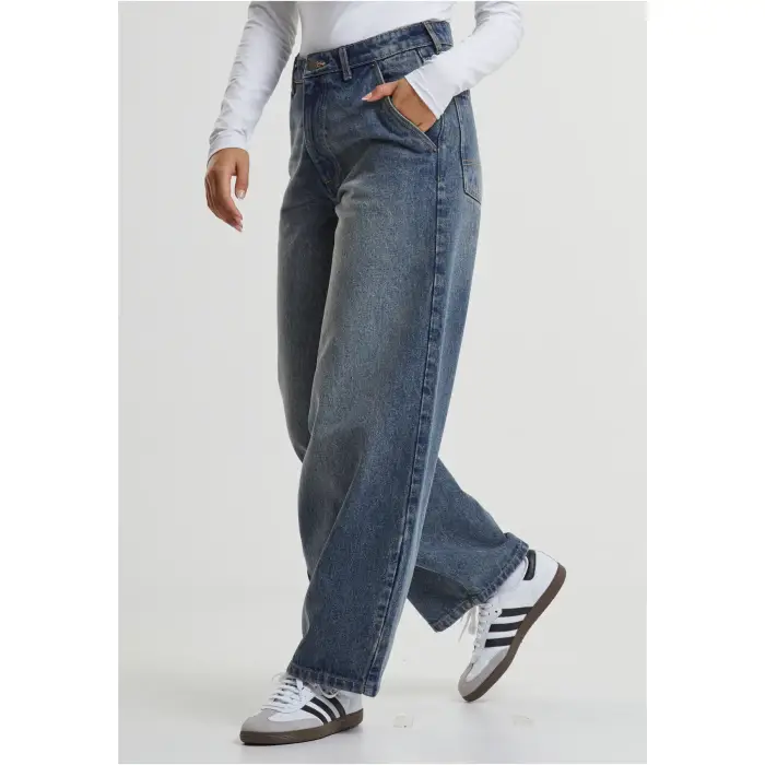 Jeans baggy da donna Urban Classics Tapered