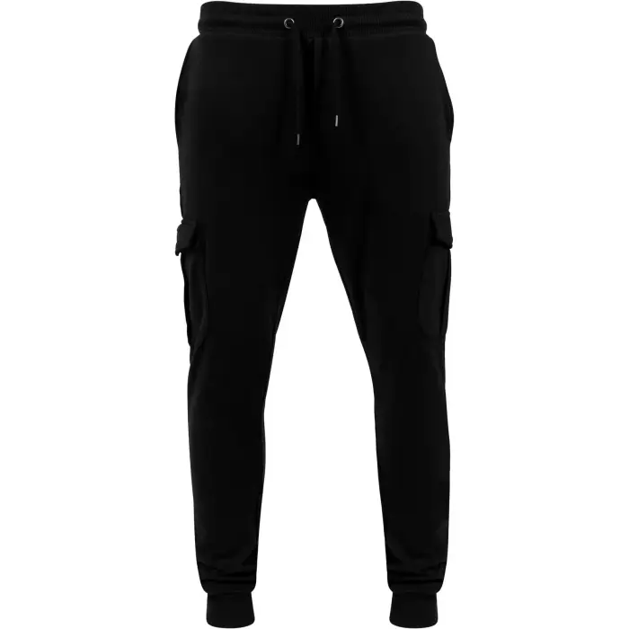 Pantaloni cargo ajusté grandes tailles Urban Classics Noir