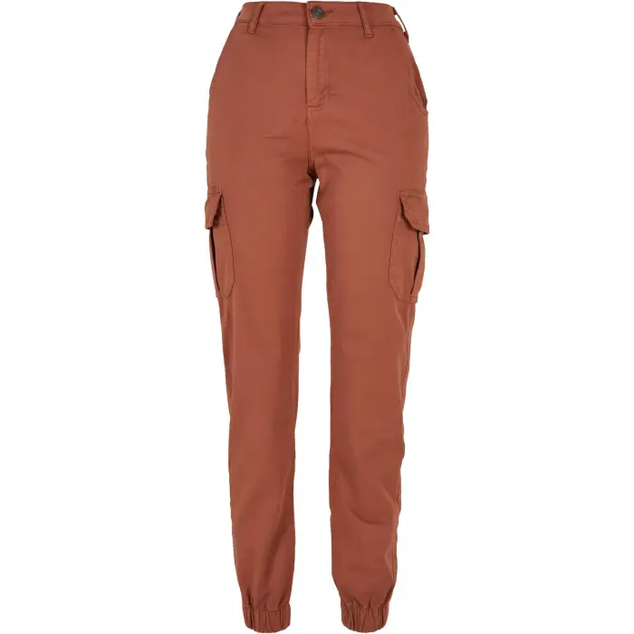Pantaloni cargo donna a vita alta Urban Classics Rouge