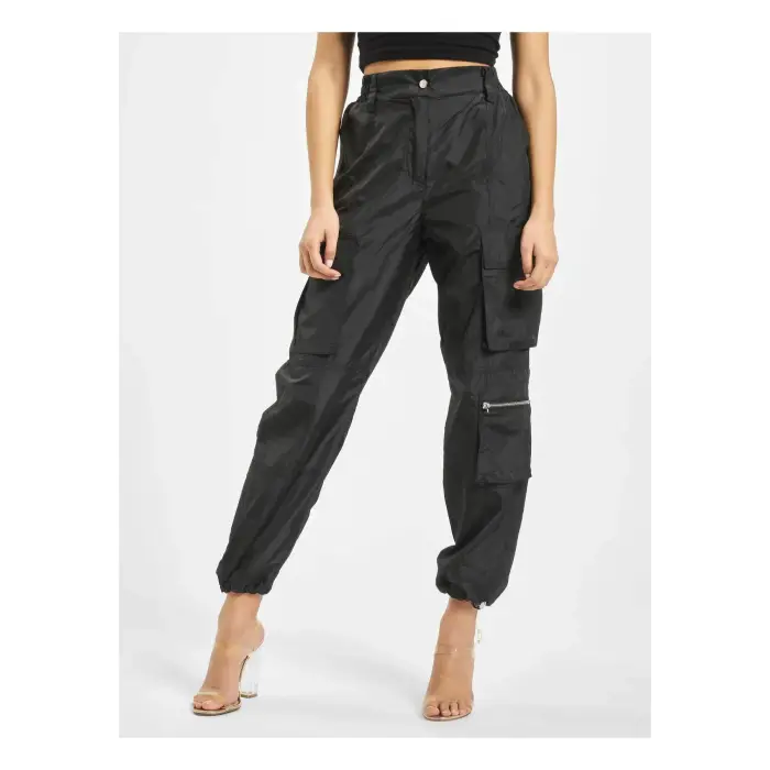 Pantaloni cargo femme Urban Classics Mary Noir
