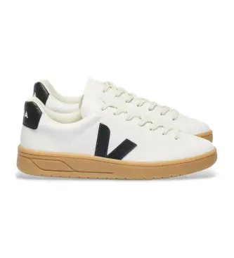 VEJA per donna UC0720761 Sneakers Urca in pelle bianca e nera, Bianco, Basso, Stringhe, Casual