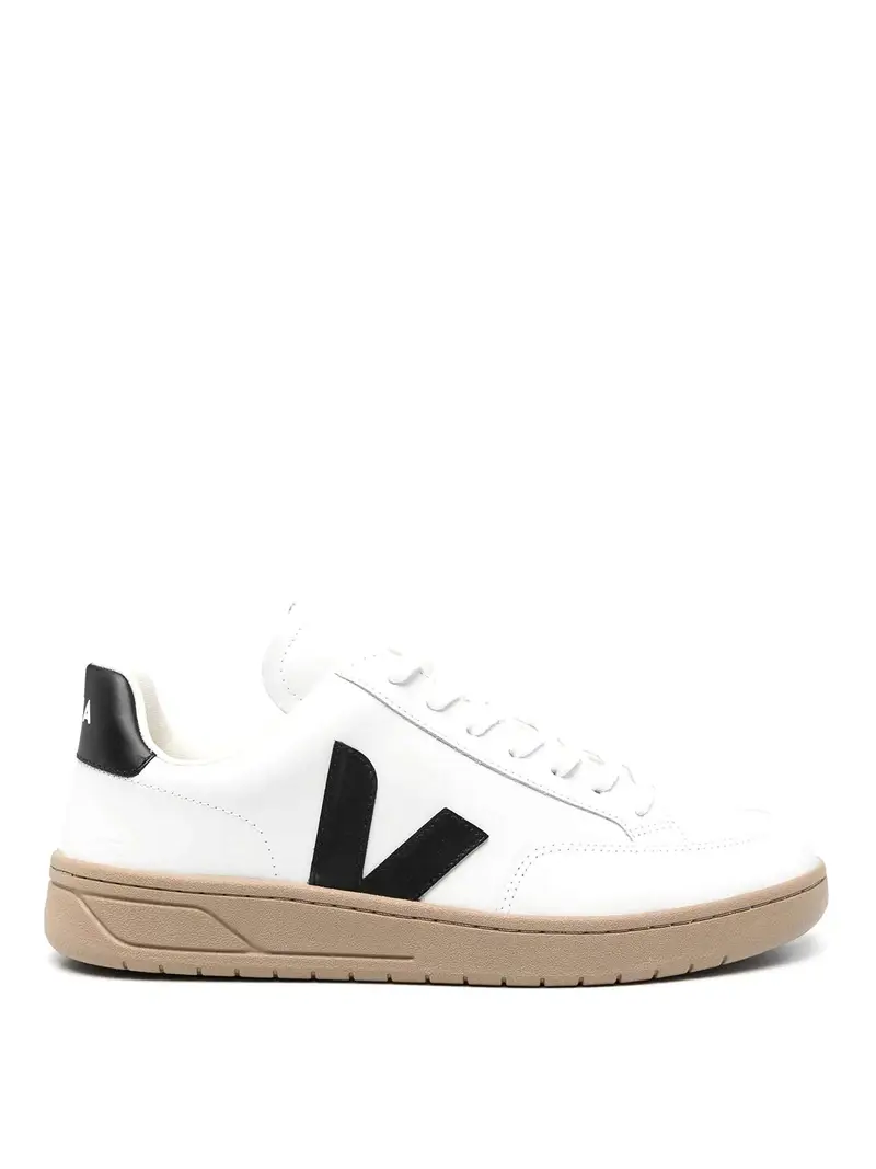 Veja Sneaker in pelle V-12 Crema
