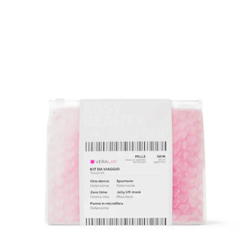 Veralab Kit Viso Easy Beauty Routine Pelle Secca O Segnata Dal Tempo - Cofanetto Tratt Globale