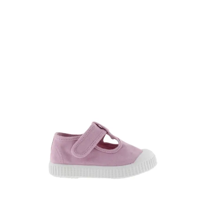 Scarpe da ginnastica scratch da bambino in tela riciclata Victoria 1915 Drec® Violet