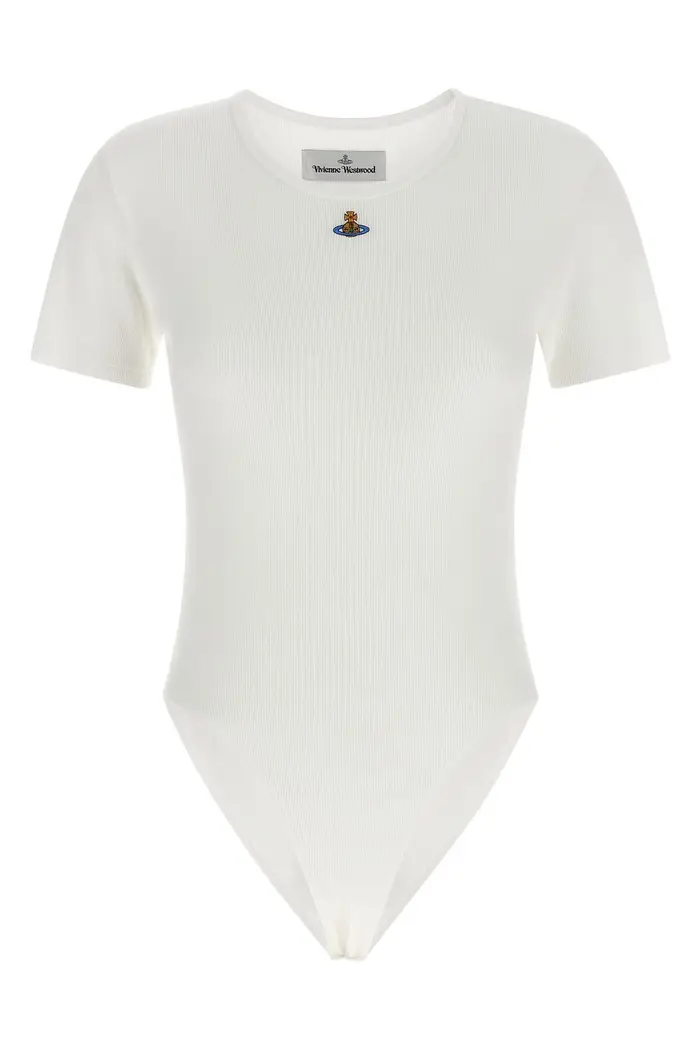 VIVIENNE WESTWOOD Body Orb Bas Relief Bianco