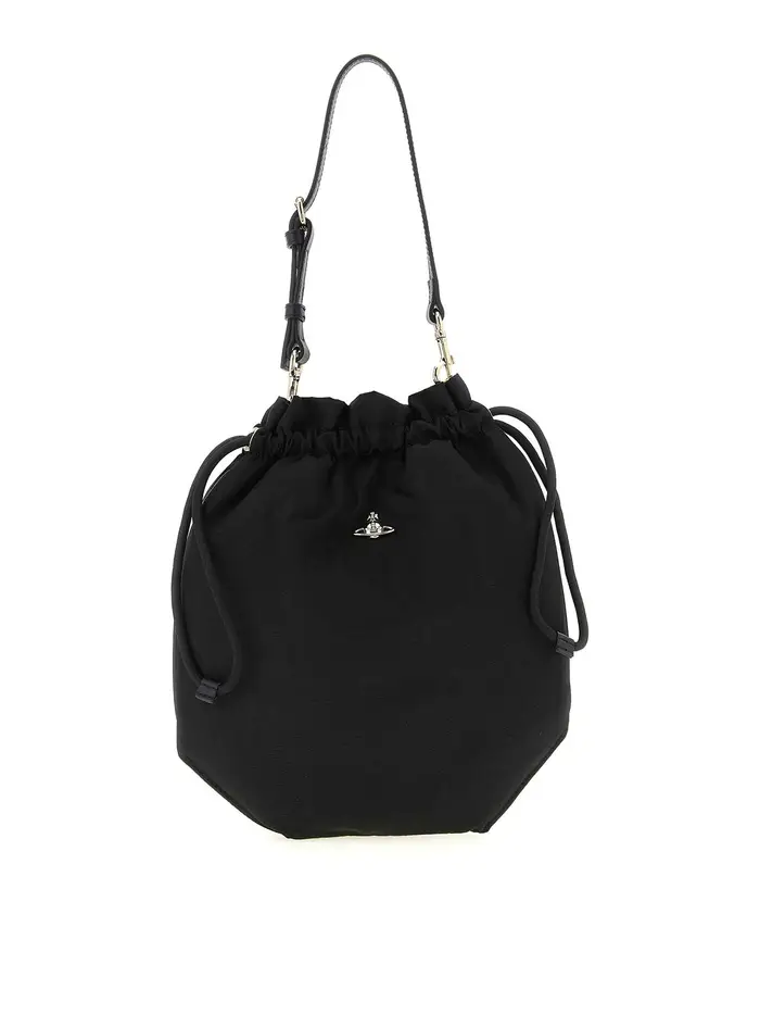 Vivienne Westwood Borsa a mano con coulisse Nero