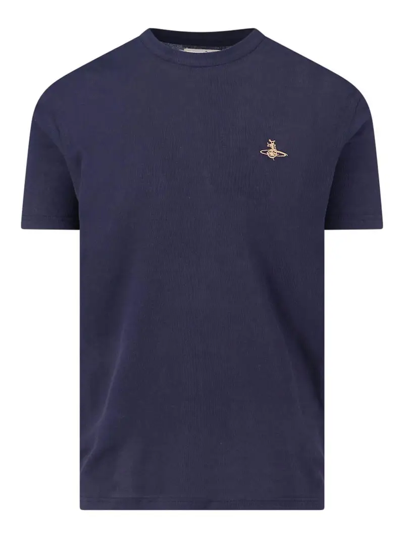 Vivienne Westwood Logo della maglietta Blu