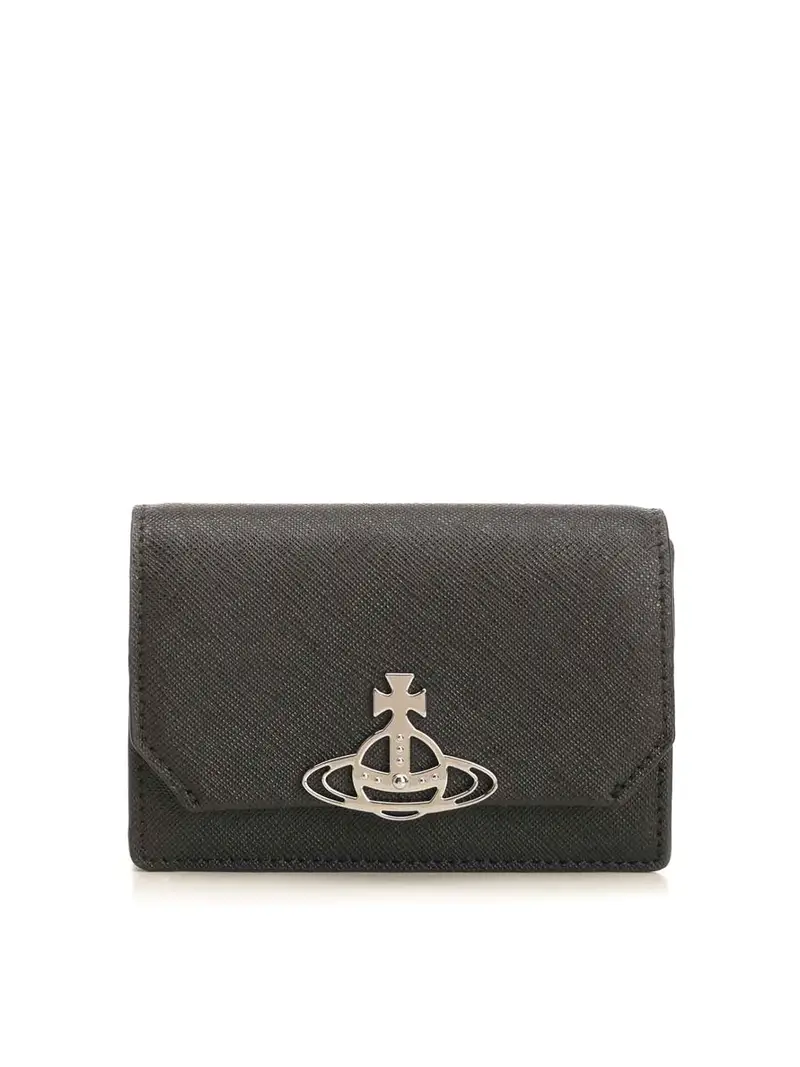Vivienne Westwood Porta della carta nera Nero