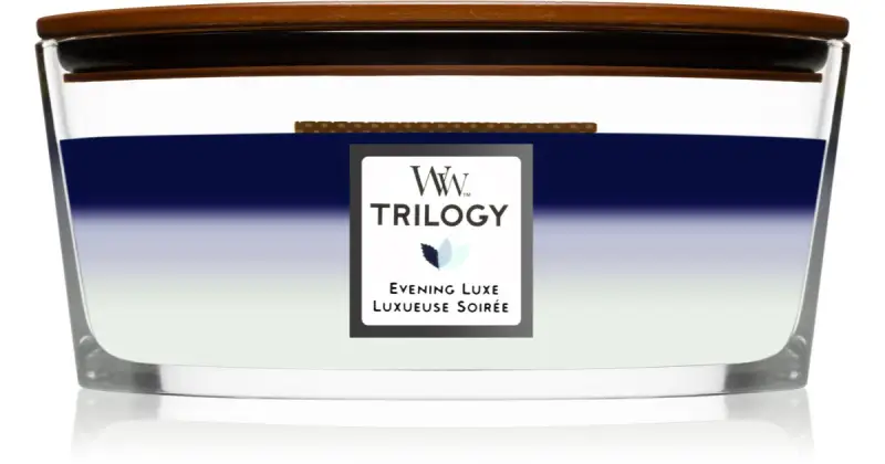 Woodwick Ellipse Candles Evening Luxe 453g - Candela Profumata