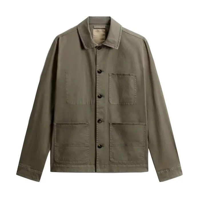 OVERSHIRT IN COTTON TWILL