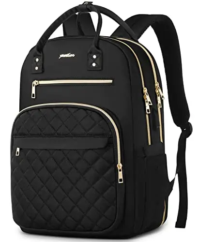 YAMTION Zaino scuola Ragazza Nero 2594487