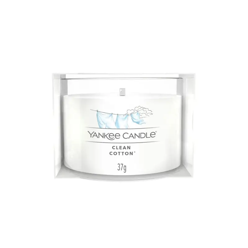 Yankee Candle Filled Votive Candles Clean Cotton - Candela Profumata