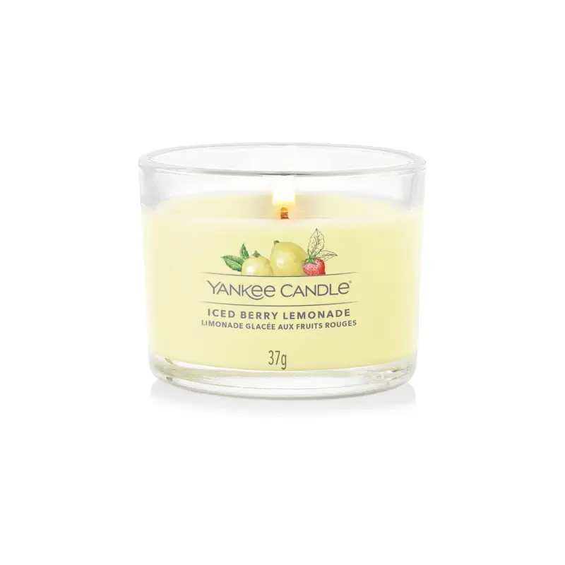 Yankee Candle Filled Votive Candles Iced Berry Lemonade - Candela Profumata