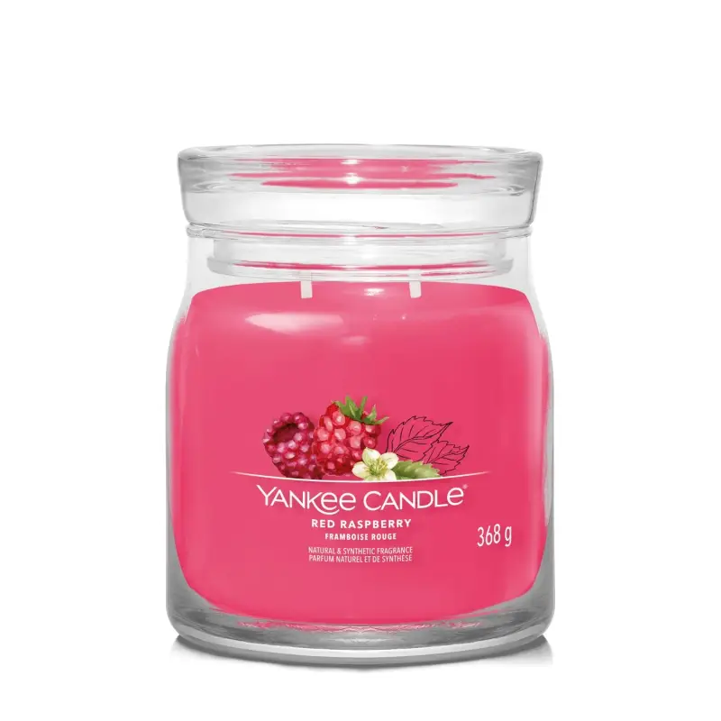 Yankee Candle Signature Jar Candles Red Raspberry 368g - Candela Profumata