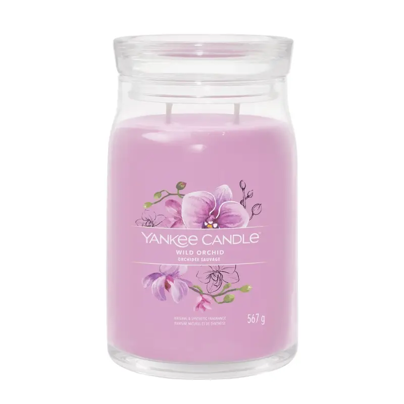 Yankee Candle Signature Jar Candles Wild Orchid 567g - Candela Profumata