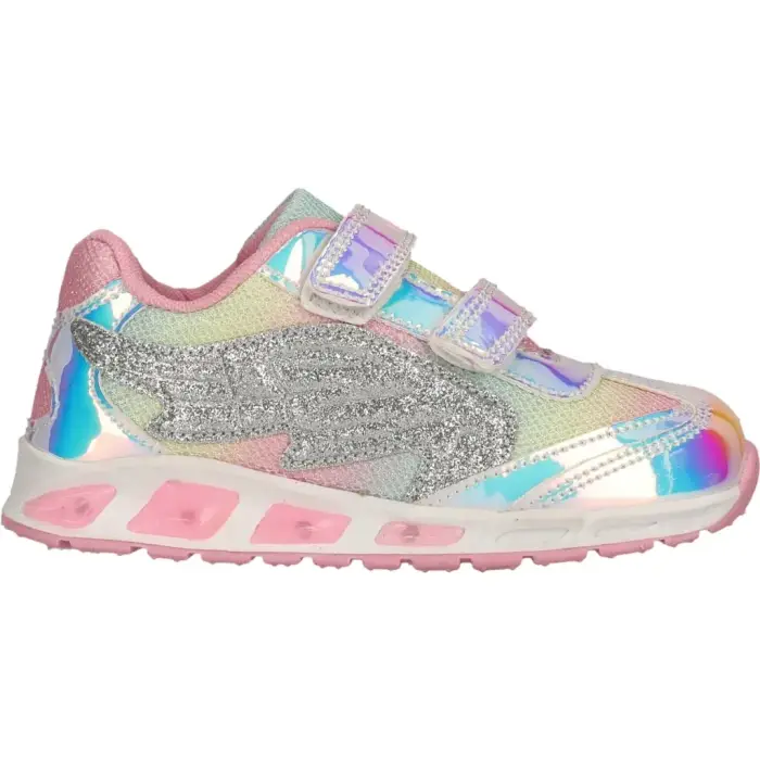 Scarpe da ginnastica ragazza Zigzag Roseau Argenté