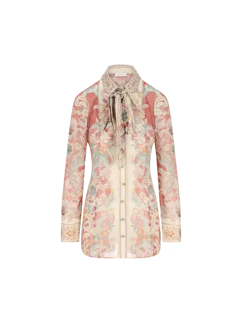 ZIMMERMANN Camicia Lavallière Rebellion MULTICOLOR